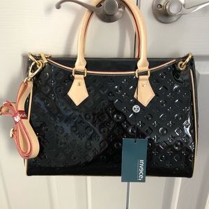 Brand New Black Invece Handbag - Made in Italy